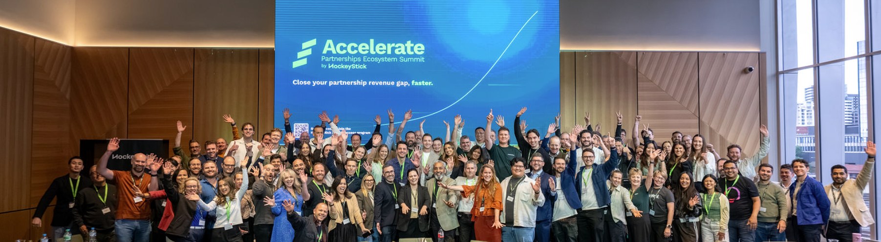 The Accelerate 2026 room at Marvel Stadium