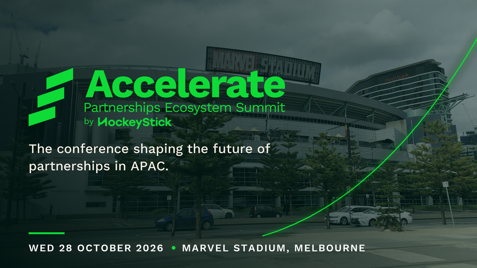 Accelerate 2026, Partnerships Ecosystem Summit, Marvel Stadium Melbourne, Wednesday 28 October 2026